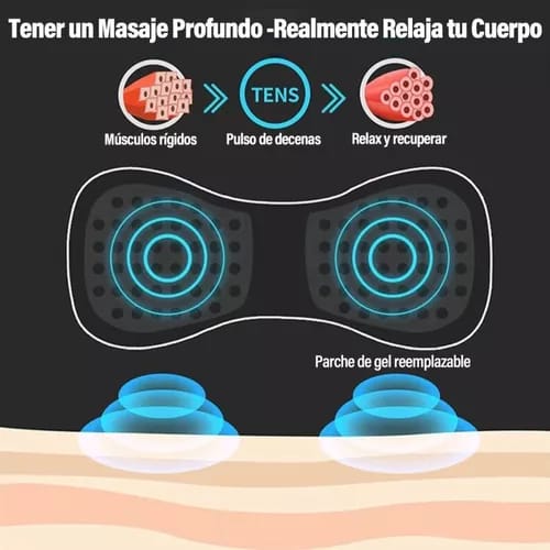 MINI TENS RECARGABLE  / OFERTA 2 TENS 4 PARCHES A PRECIO DE 1